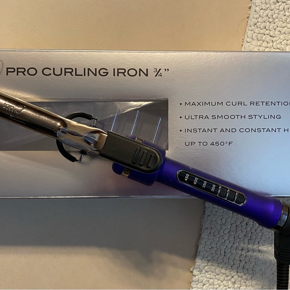 Ion Pro curling iron (Titanium) 3/4”